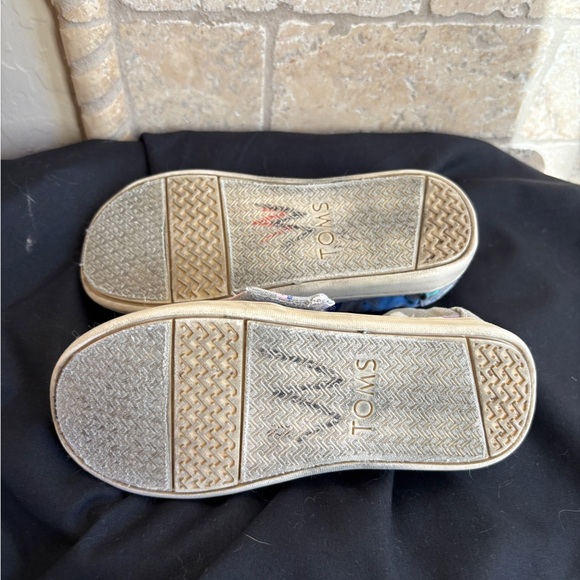 TOMS Kids Multicolor Unicorn Sneakers Toddler Size 10 Unicorn Shoes - Picture 5 of 6